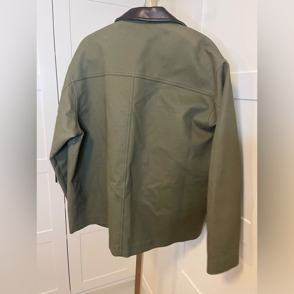 rag & bone Olive Green Jacket with Dark Brown Collar - Picture 9 of 9